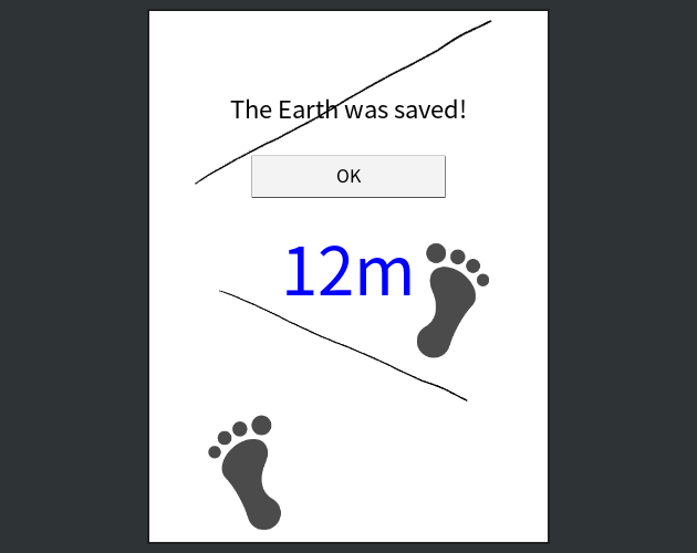 Games like If you can walk without stepping on the line,the Earth will be saved!