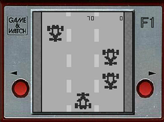 Formula 1 Game & Watch (Playdate + Windows) screenshot