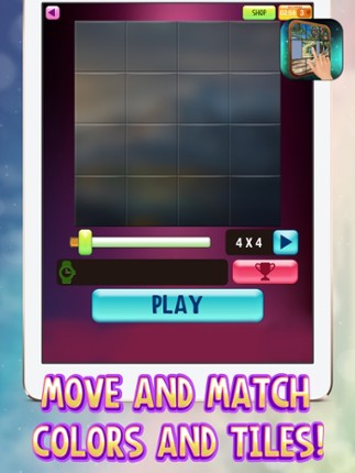 Magic Slide Photo Puzzle – Challenge Kids to Move & Match Tiles and Un-block The Picture.s screenshot