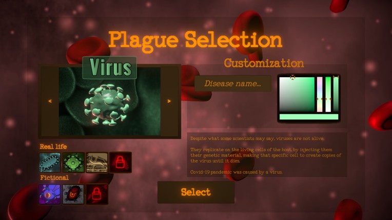 Pathogen screenshot