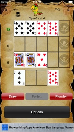 Pirate Cribbage screenshot