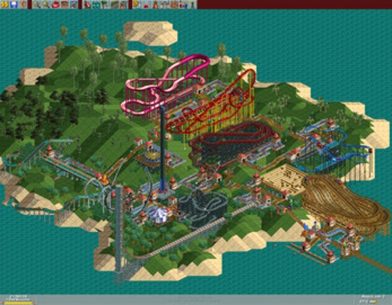 RollerCoaster Tycoon Deluxe screenshot