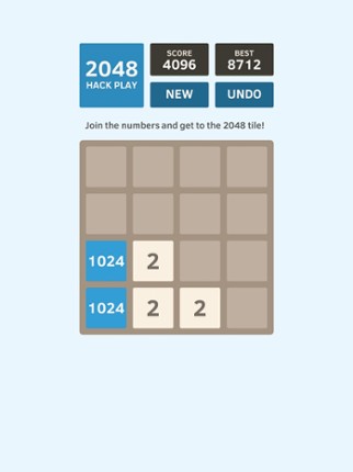 2048 Hack Play screenshot