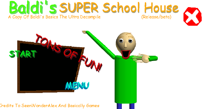 Baldi's SUPER School House Image