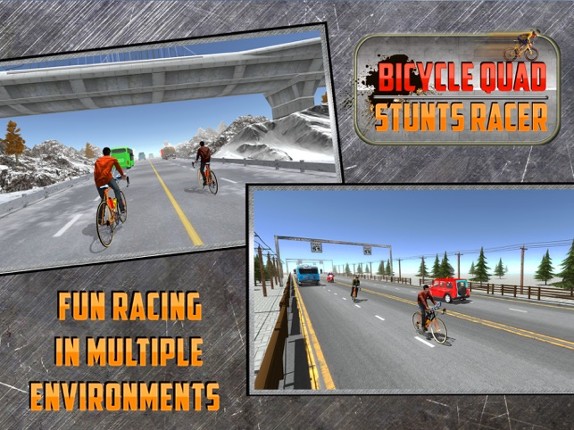 Bicycle City Rider: Endless Highway Racer screenshot