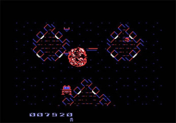Black Hole 3D (Commodore 64) screenshot