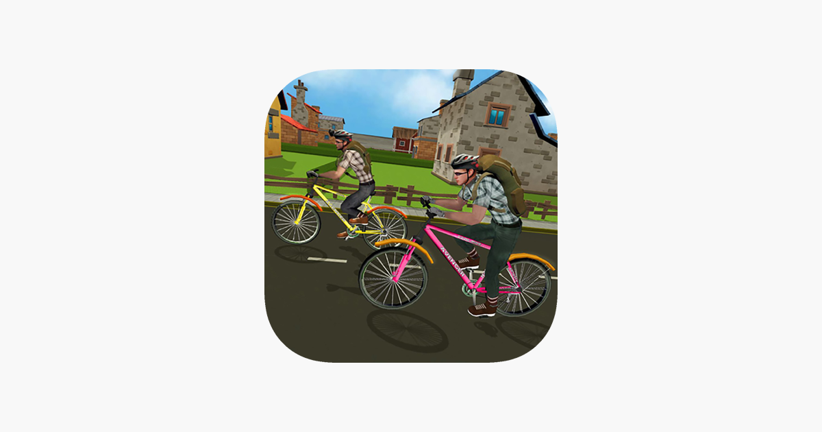 Games like Boy School Bicycle City Race : Ride bike to School