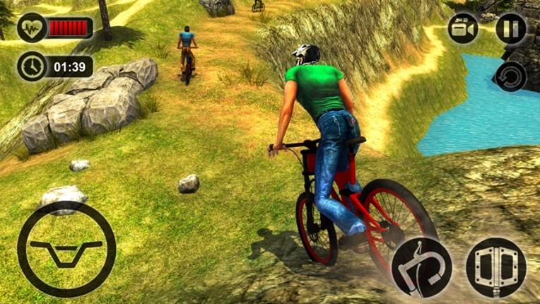 Crazy Off road Mountain Bicycle Rider Simulator 3D Image
