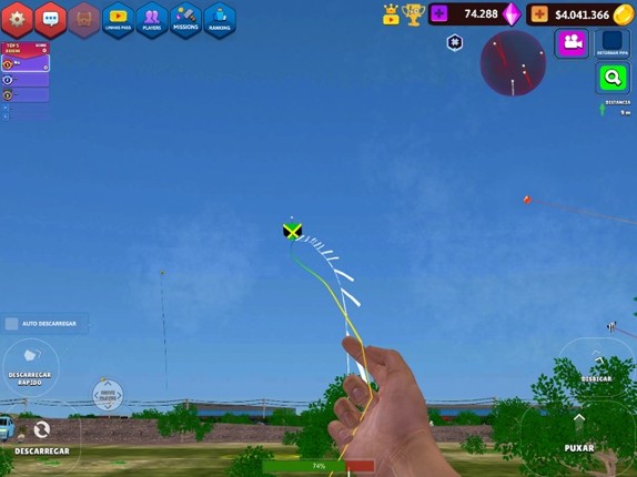 CS Diamantes Pipas: Kite Game Image