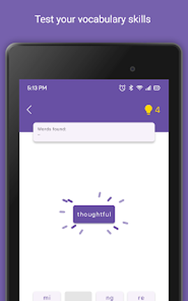 Quartiles screenshot