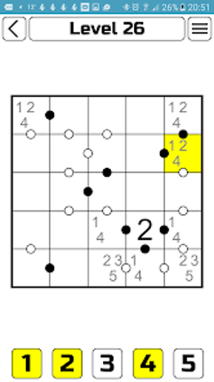 Kropki Puzzle screenshot