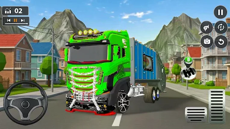 City Garbage Trash Truck Game screenshot