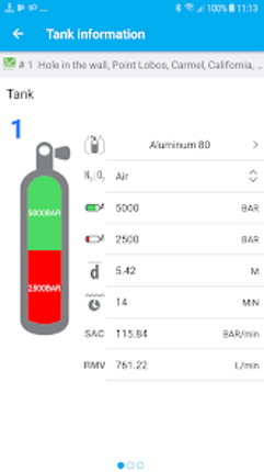 DiverLog+ screenshot