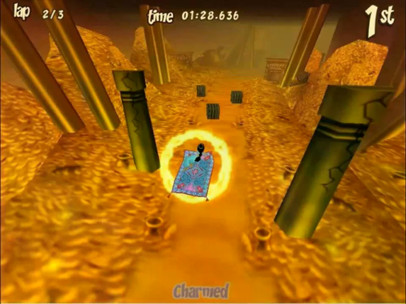 Aladdin Magic Carpet Racing screenshot