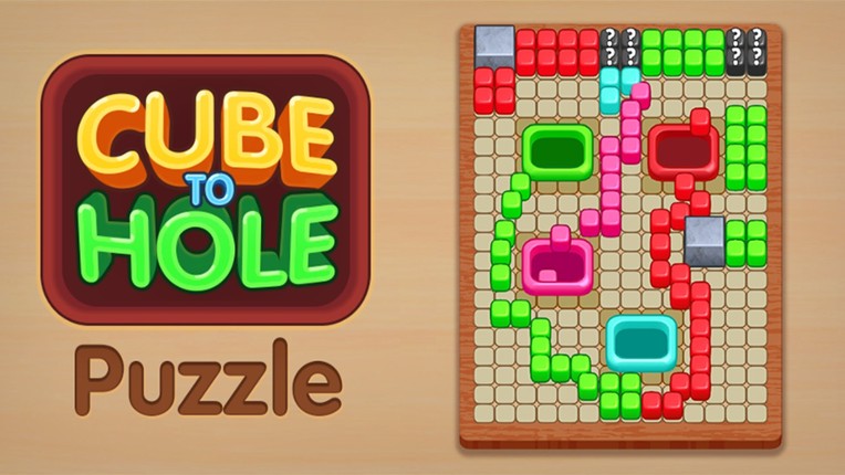 Cube to Hole Puzzle Image
