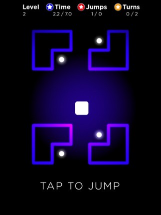 Neon Zone Free - a tilt and turn puzzle screenshot