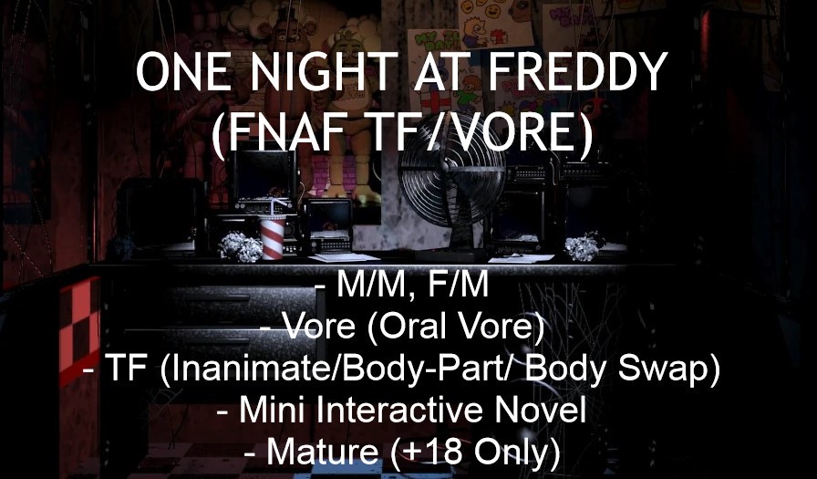 Games like One Night At Freddy (FNAF TF/Vore)
