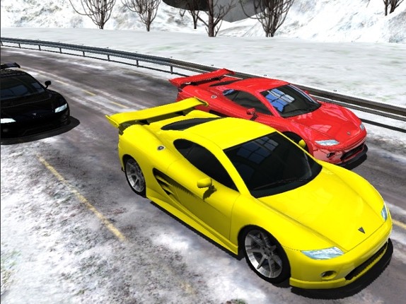 Sports Cars Racing Winter Image