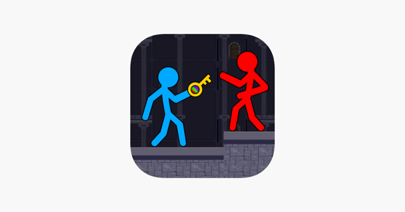 Stickman Red And Blue Game 2D Game Cover