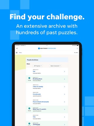 USA TODAY Games: Crossword+ screenshot