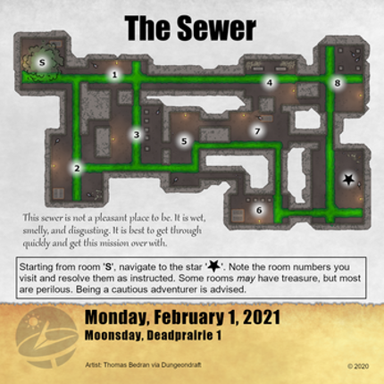 2021 Quest Calendar - The Dragon Staff of Maladoria screenshot