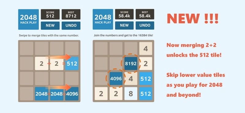 2048 Hack Play screenshot