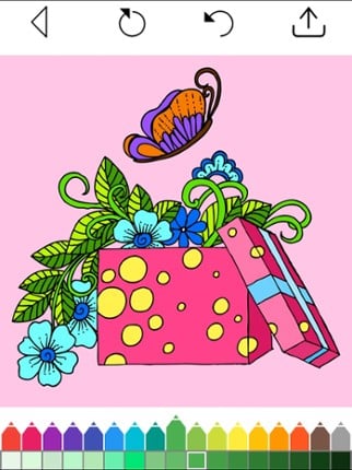 Flower Coloring Book Games screenshot