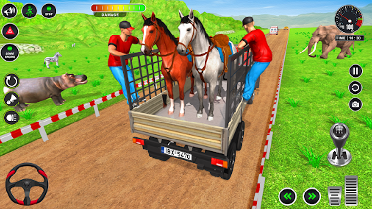 Animal Transport Truck Game 3D Image