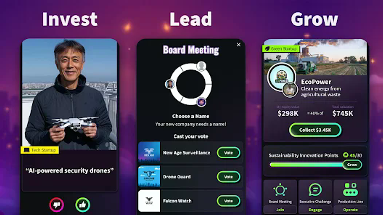 The Founder: Investment Game screenshot