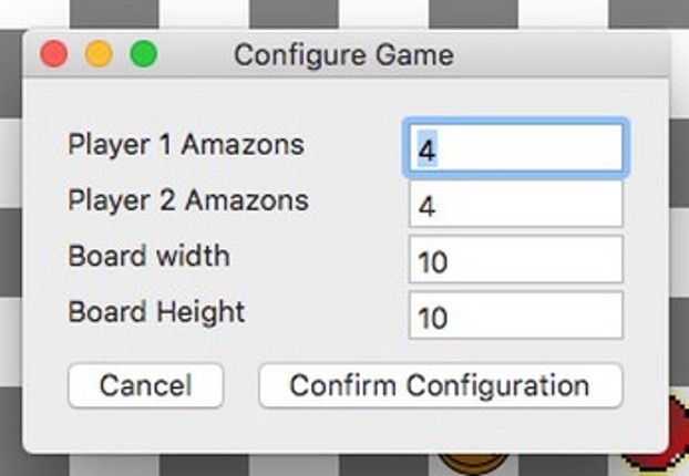 Game of the Amazons screenshot