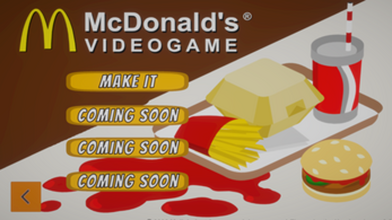 McDonald's Advergame screenshot