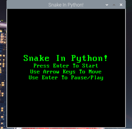 Snake Game Cover