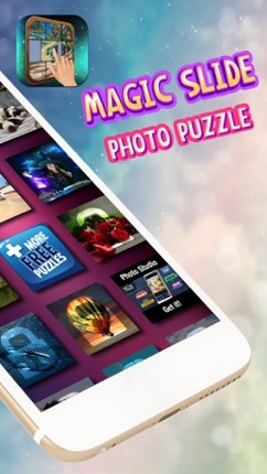 Magic Slide Photo Puzzle – Challenge Kids to Move & Match Tiles and Un-block The Picture.s screenshot