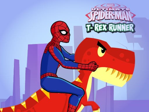 Games like Spiderman T-Rex Runner