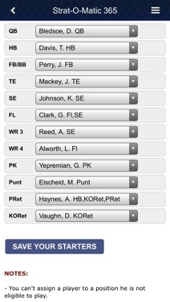 Strat-O-Matic Football 365 Image