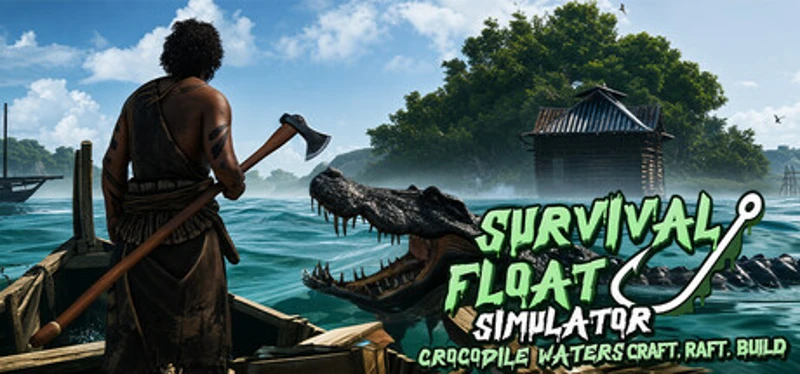 Survival Float Simulator - Crocodile Waters Craft, Raft, Build Image