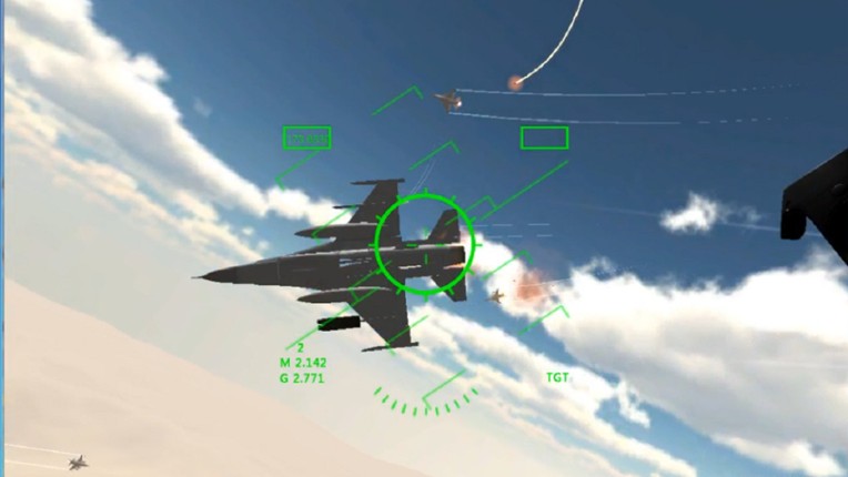 VR Fighter Jets War screenshot