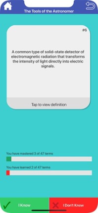 Astronomy Flashcards screenshot