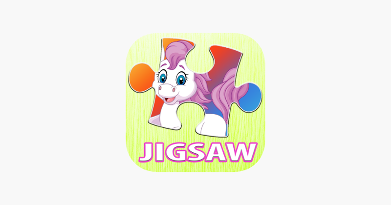 Cartoon Puzzle Pony Jigsaw Puzzles Box For Kids Image