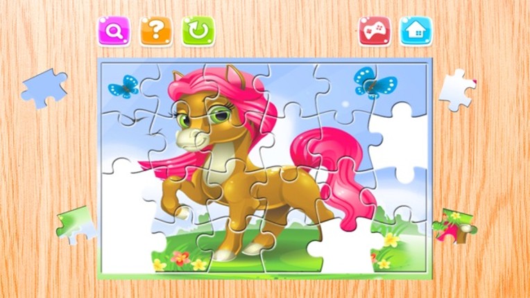 Cartoon Puzzle Pony Jigsaw Puzzles Box For Kids screenshot