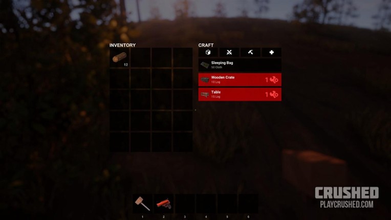 Crushed screenshot
