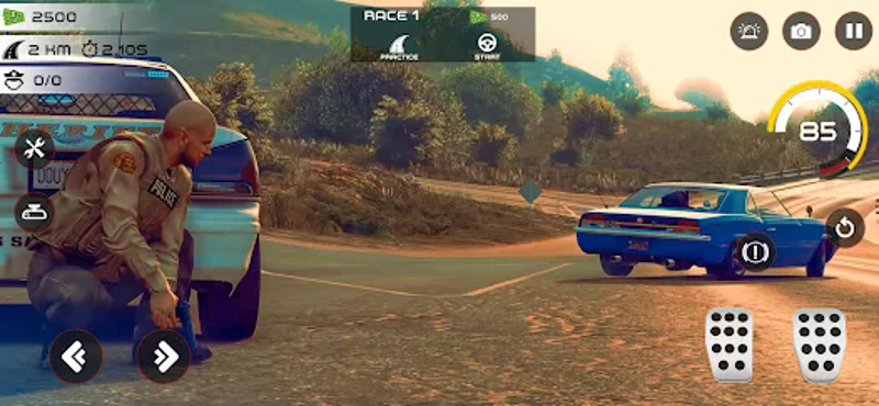Highway Police Chase Car Games Image
