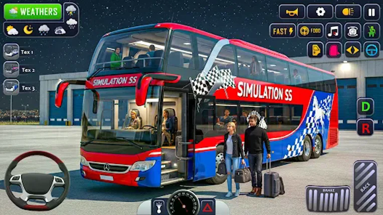 City Transport Coach Bus Game Image