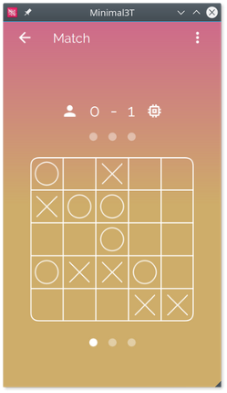 Minimal Tic Tac Toe Image