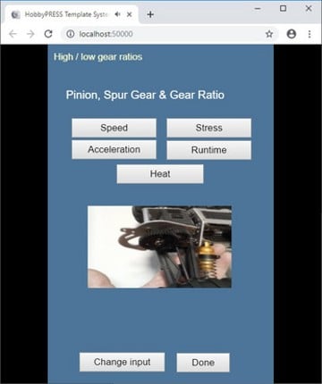 RCPRESS Pinion, Spur Gear and Gear Ratio for RC Cars screenshot
