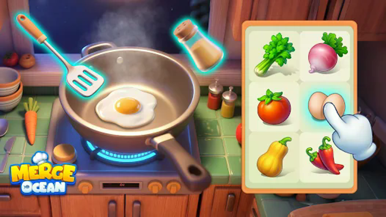 Merge Ocean: Cooking & Design Image