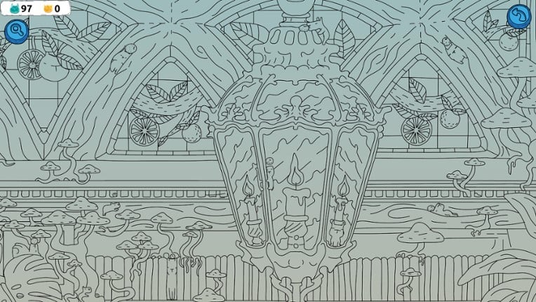 Hidden Capybaras with Orange in the Whimsical Library screenshot