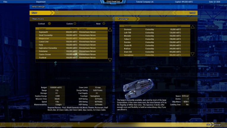 Starship Corporation screenshot