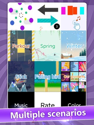 Black tiles - React Faster! screenshot