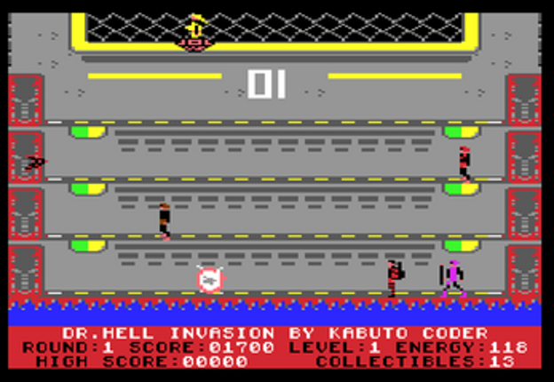 Doctor Hell Invasion  (C64 PAL/NTSC) Image